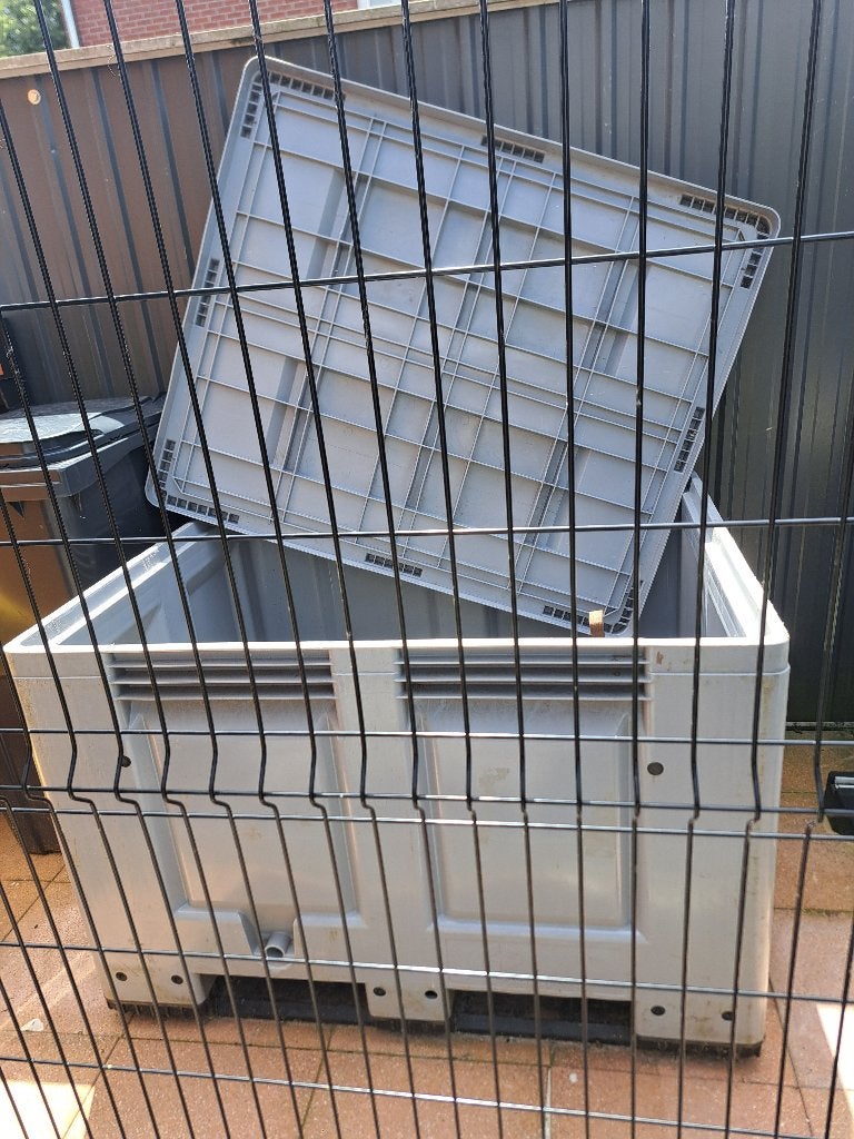 Palletbox, Bricolage & Construction, Enlèvement, 100 cm ou plus, Utilisé, 50 cm ou plus