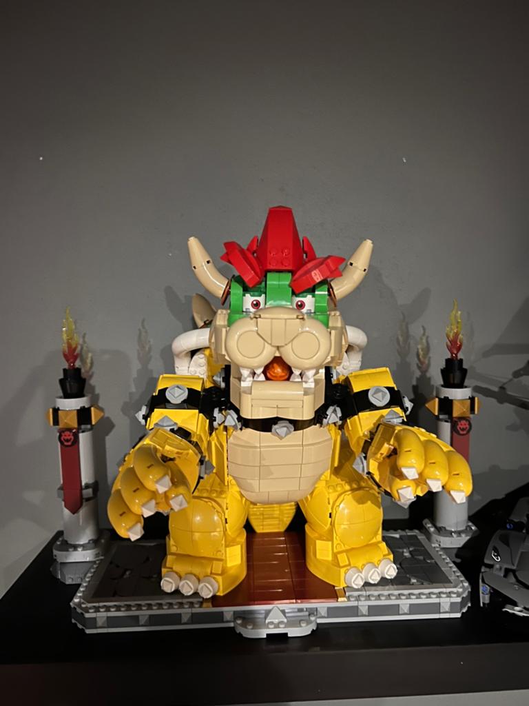 Lego bowser set GROOT, Ophalen, Zo goed als nieuw, Lego