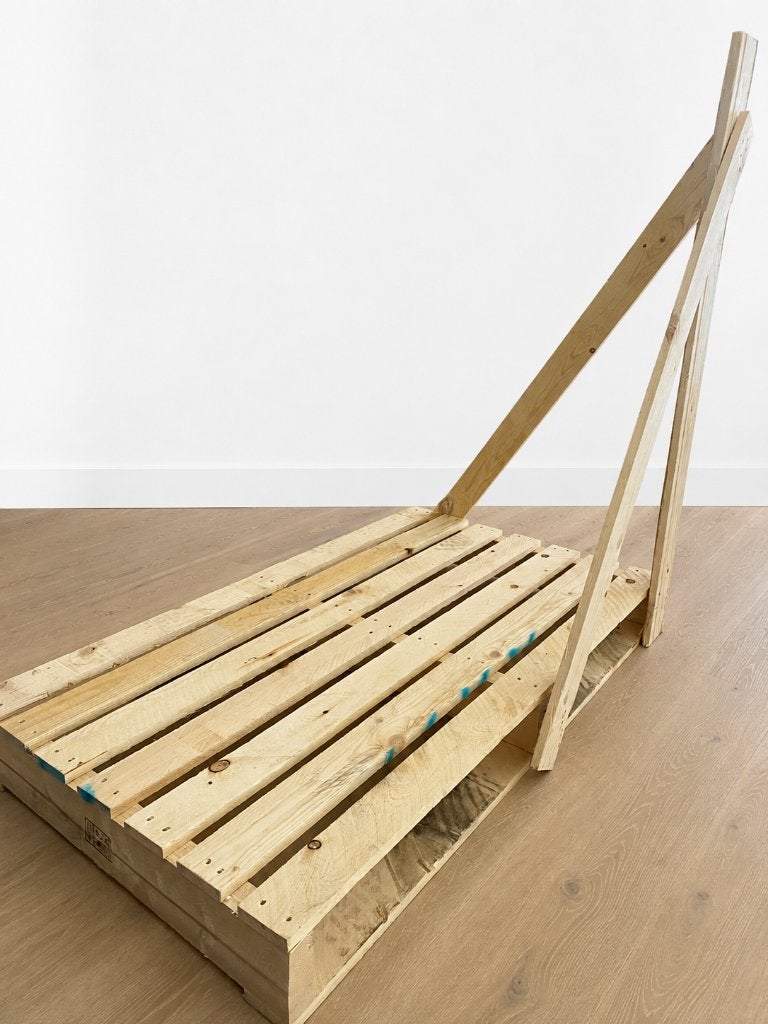 Pallet gratis afhalen in Vilvoorde, Doe-het-zelf en Bouw, Ophalen, Minder dan 25 mm, Zo goed als nieuw, Minder dan 200 cm