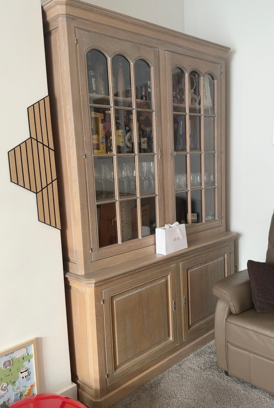 Brun clair , 2.20cm hauteur, 1,45cm large, Enlèvement, Comme neuf