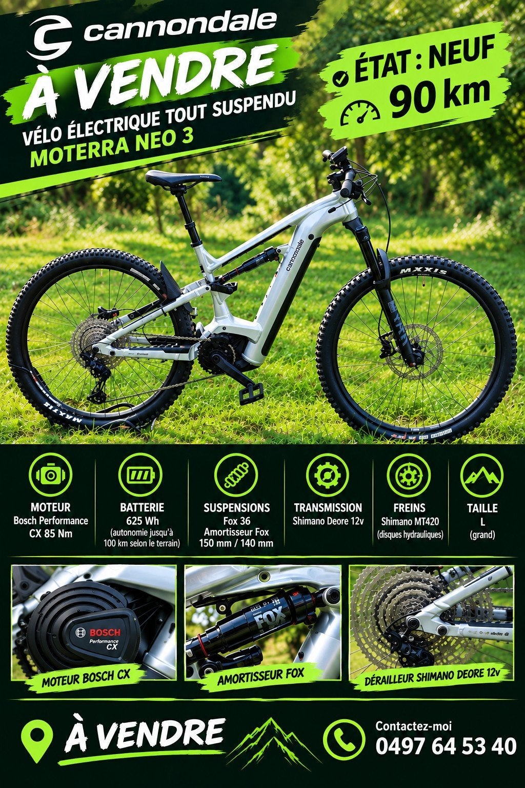 vtt cannondale, Enlèvement ou Envoi
