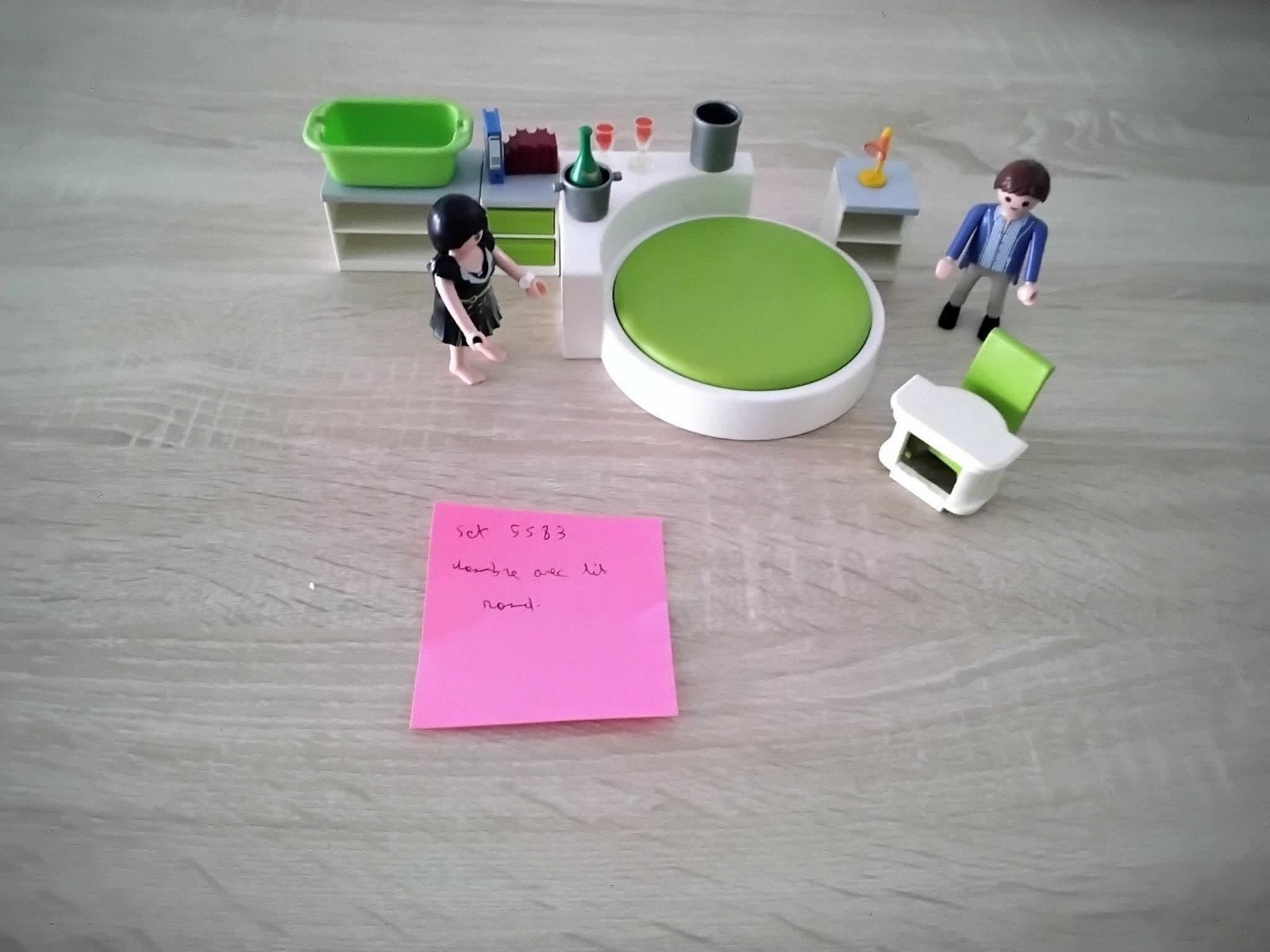 playmobil chambres, Enlèvement