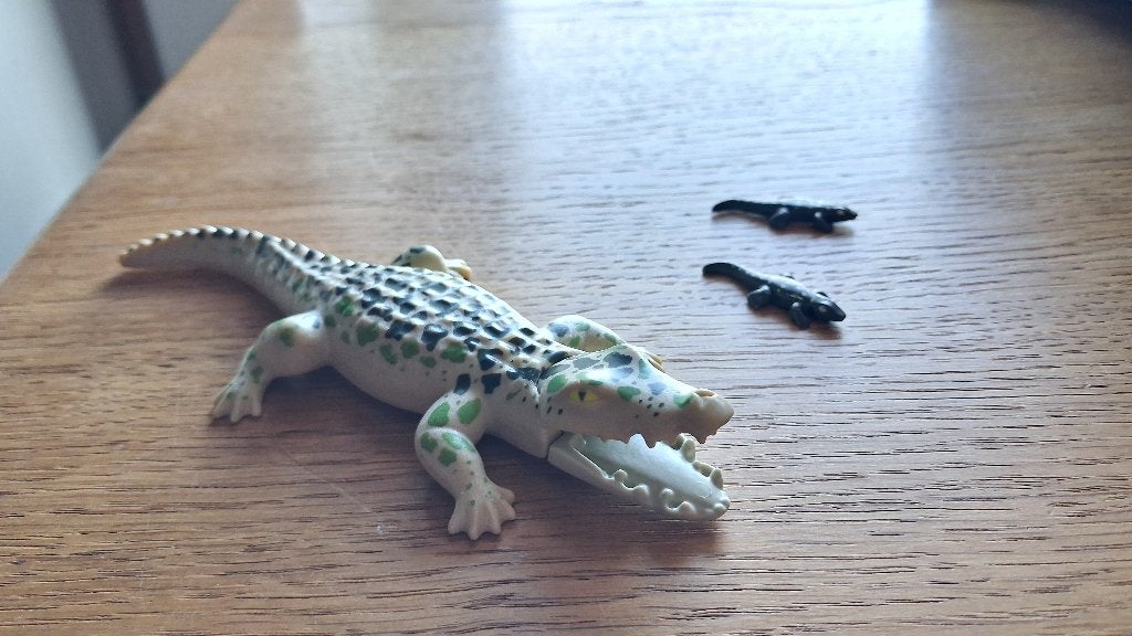 Playmobil 6644 - Alligator avec 2 bébés - Complet, Neuf, Wild life, Enlèvement ou Envoi, Kit complet