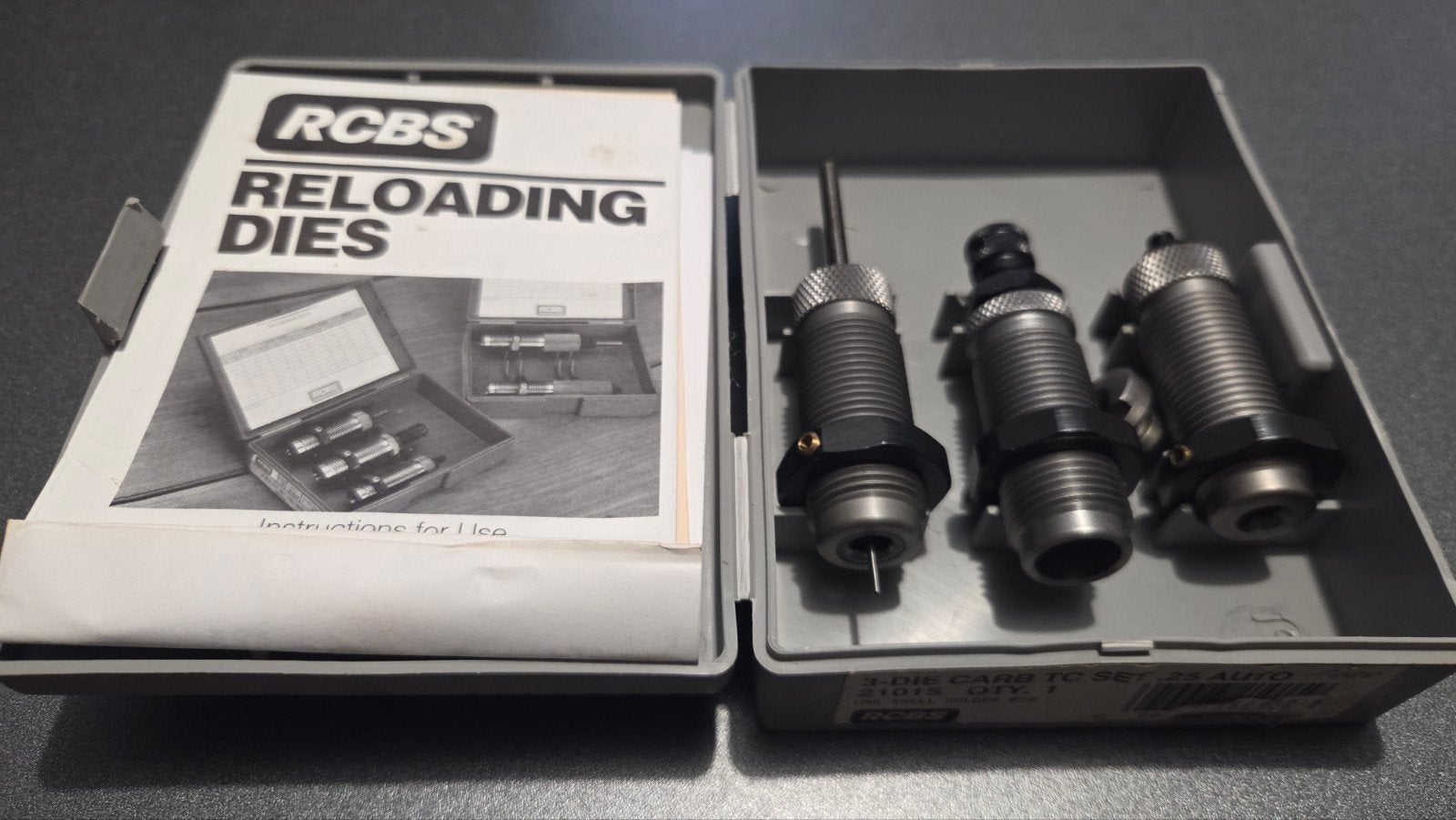 BCRS/Outils/3-Die CARB TC SET 2.5 AUTO 21015 QTÉ. 1, Musique & Instruments, Enlèvement ou Envoi, Comme neuf