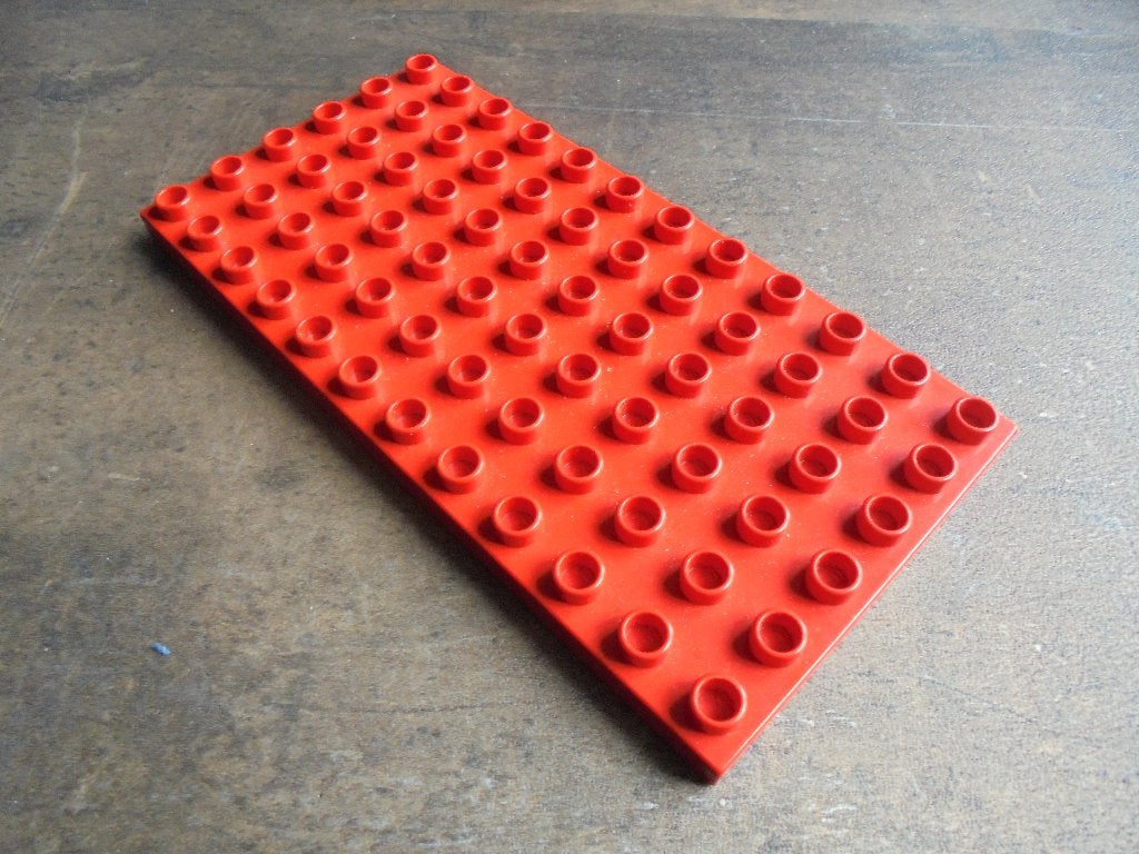 Lego Duplo Baseplate 6x12 (zie foto's) 13, Ophalen of Verzenden, Gebruikt, Losse stenen, Duplo