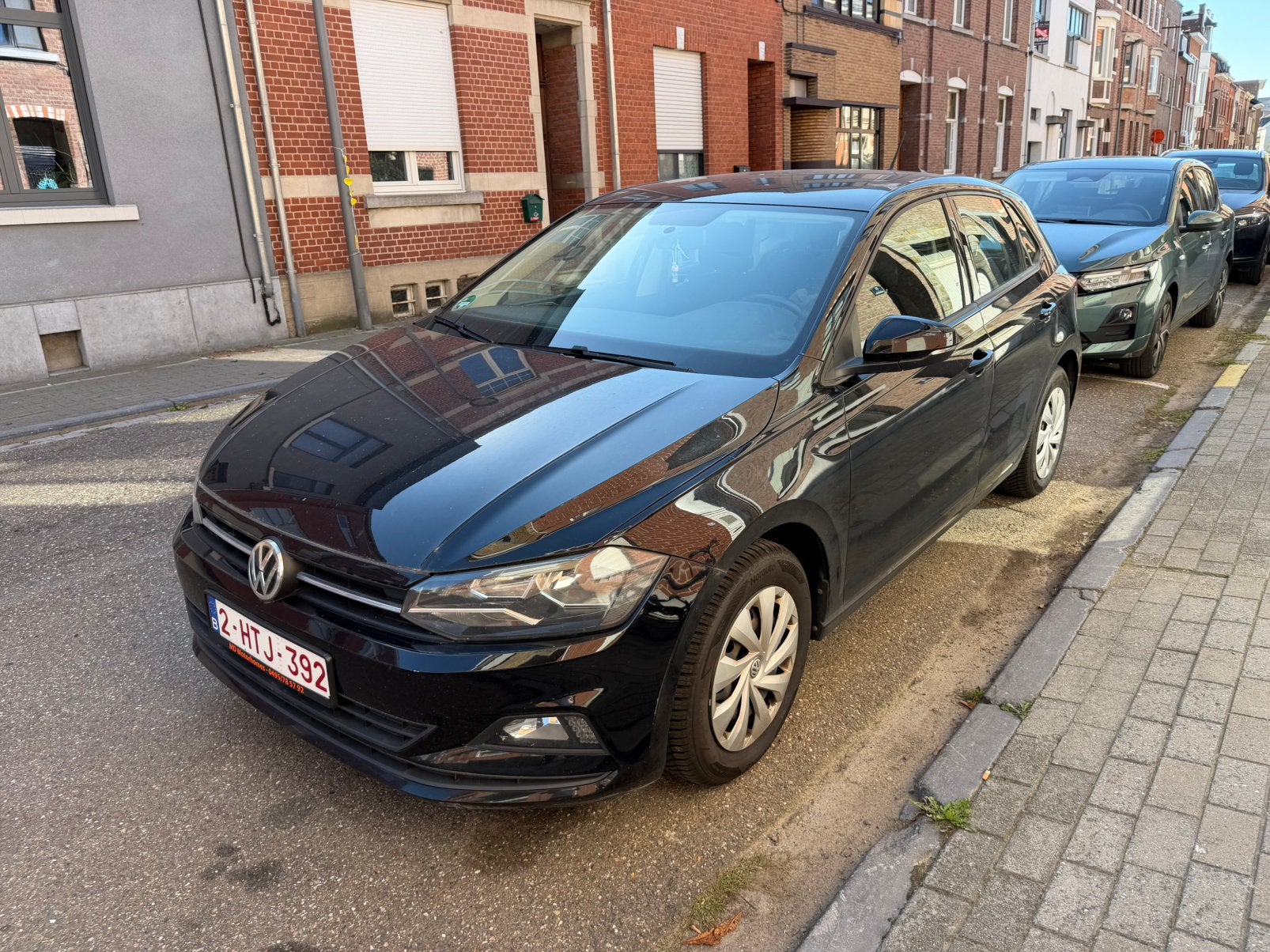 VW Polo 2017 gekeurd voor verkoop, Auto's, Voorwielaandrijving, Stof, Zwart, Android Auto