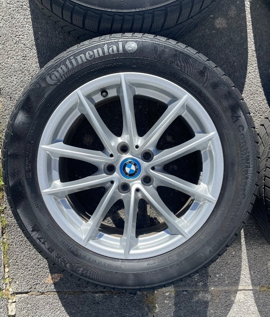 Jantes BWM 17' + pneus hiver Continental, Pneus et Jantes, Pneus hiver, 17 pouces, Enlèvement