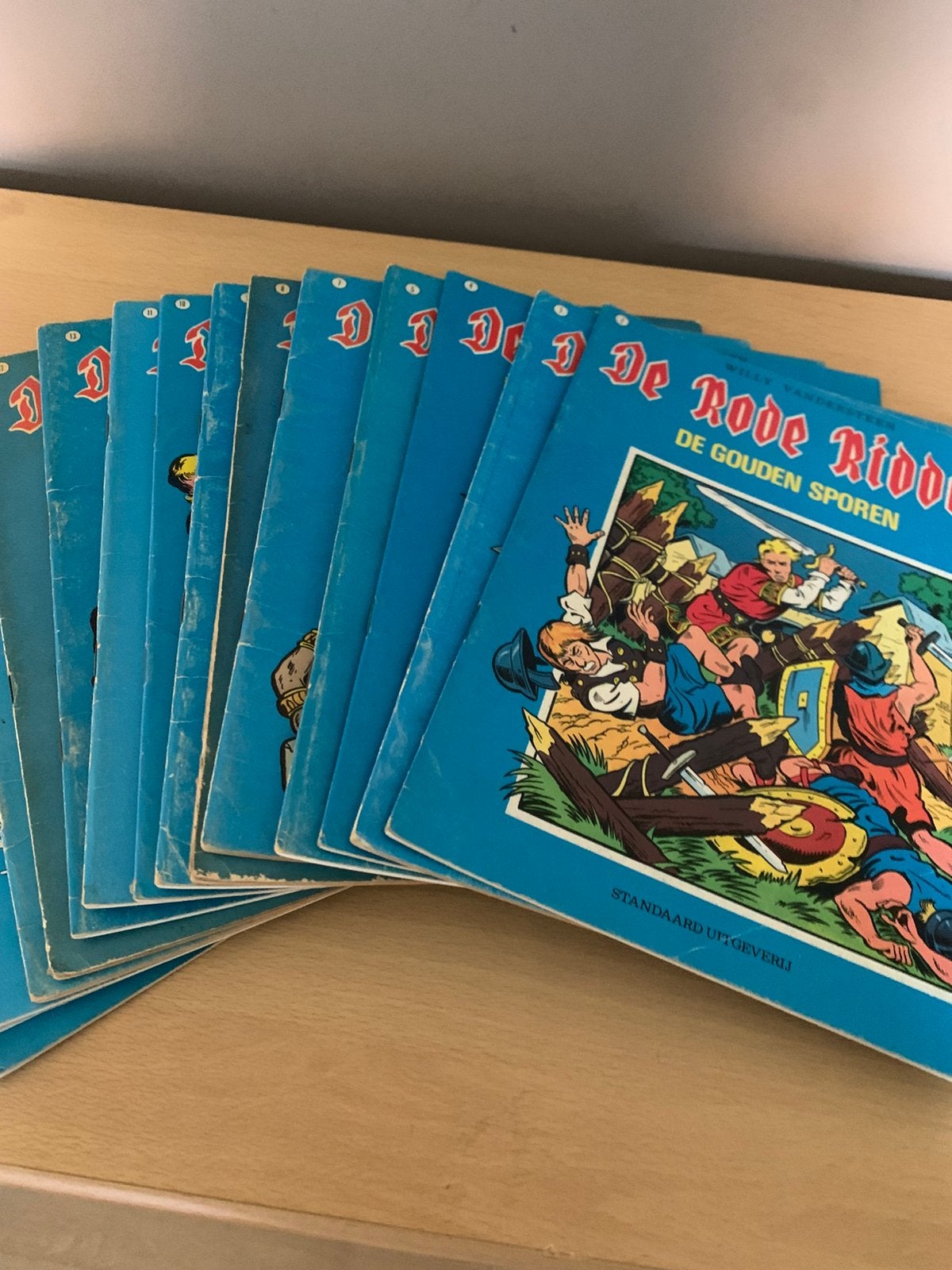 De rode ridder strips, Boeken, Meerdere stripboeken, Ophalen of Verzenden, Gelezen