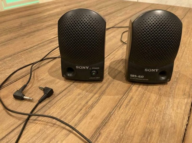 Mini speakers Sony SRS-A10, Computers en Software, Pc speakers, Ophalen of Verzenden, Zo goed als nieuw