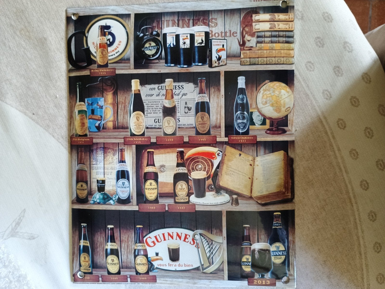 Guinness email bord 24x30, Verzamelen, Biermerken, Ophalen of Verzenden