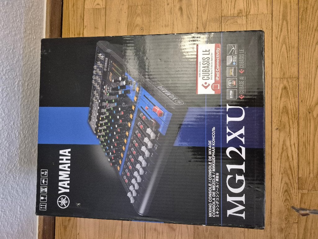 Yamaha MG12XU—12-kanaals mengtafel—originele verpakking, Muziek en Instrumenten, Ophalen of Verzenden, Zo goed als nieuw, 10 tot 20 kanalen