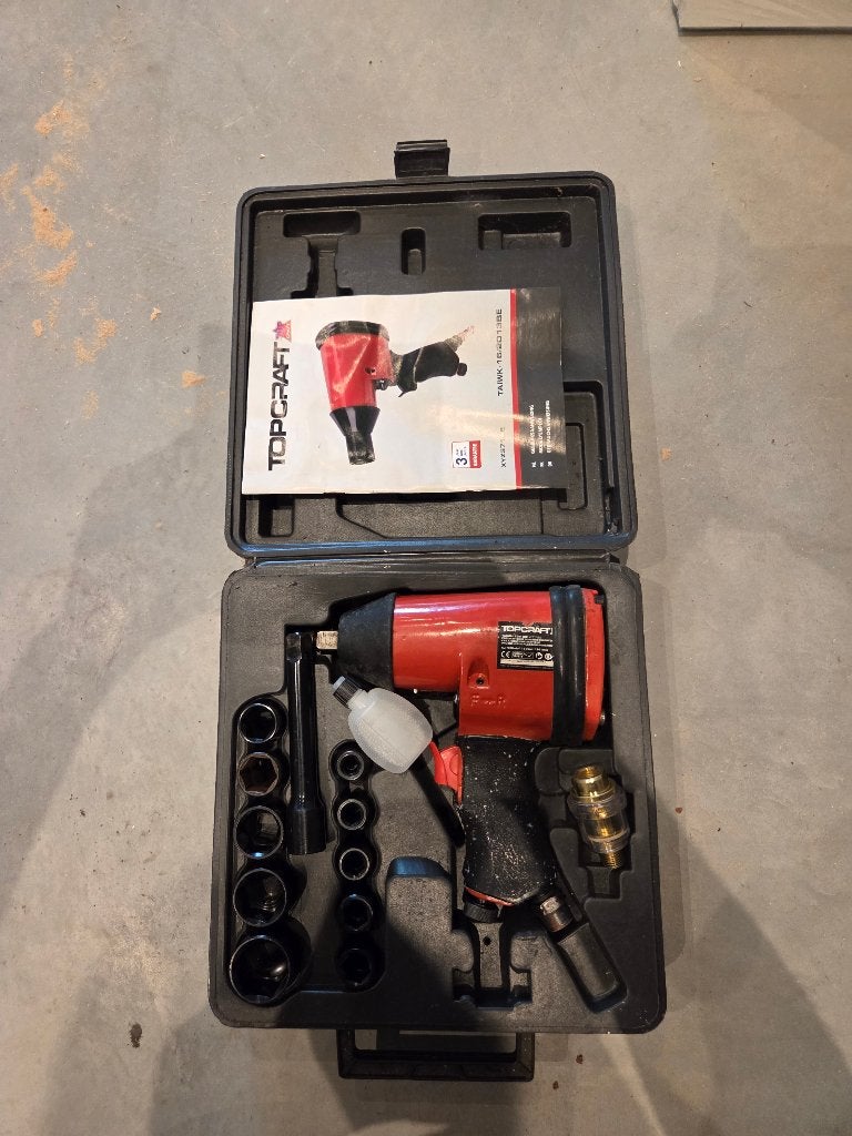 pneumatische slagmoersleutel topcraft aldi nieuw, Ophalen of Verzenden, Zo goed als nieuw