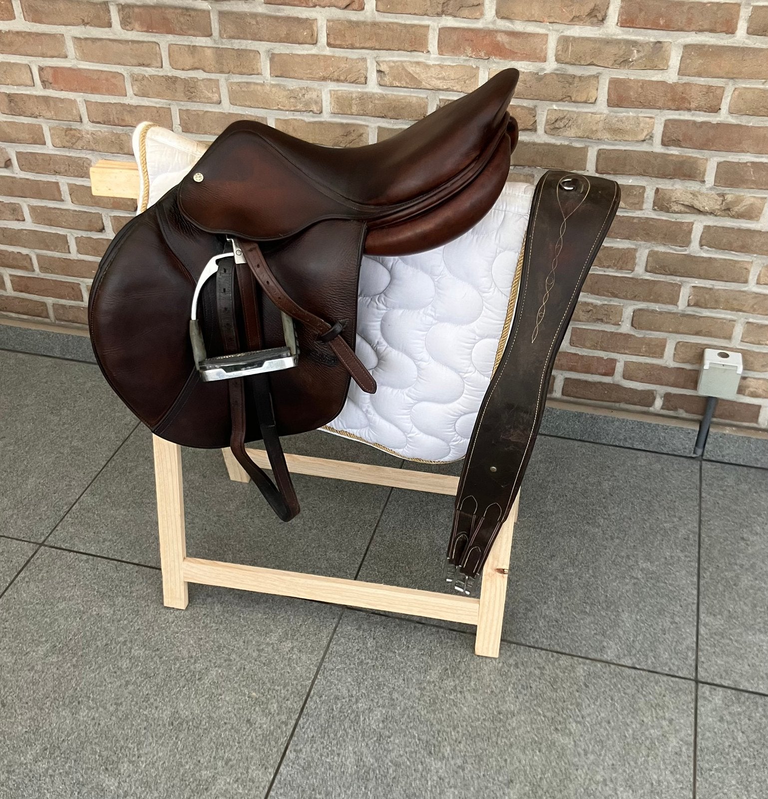 Springzadel Cwd 17,5 inch + toebehoren, Dieren en Toebehoren