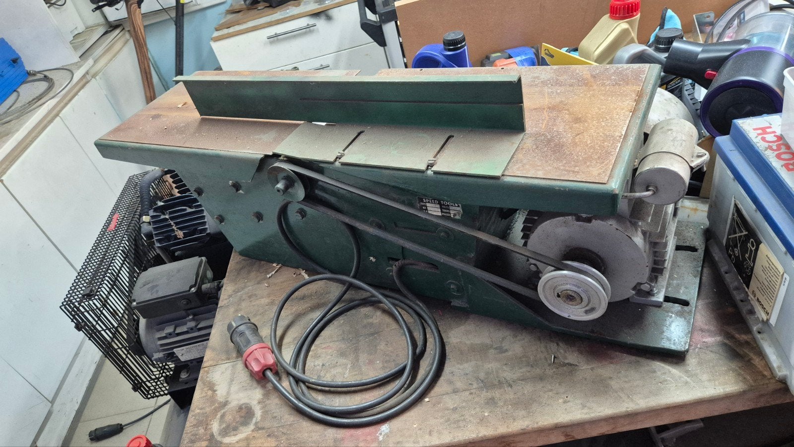 Schaafmachine, Doe-het-zelf en Bouw, Schaafmachines, Ophalen, Gebruikt, Elektrisch