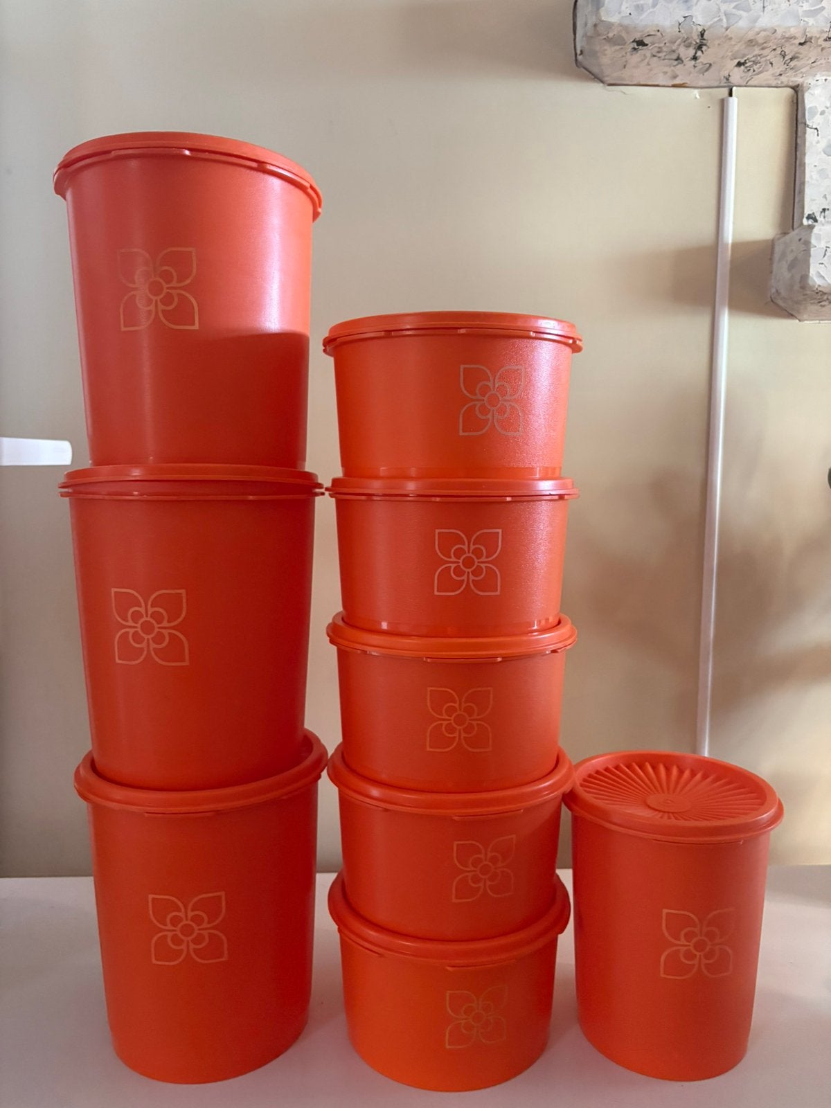 Vintage bewaardozen - nieuwstaat!, Huis en Inrichting, Keuken | Tupperware, Ophalen, Zo goed als nieuw