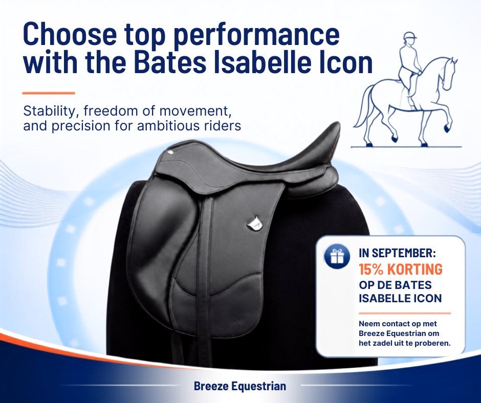 Stoel van Isabelle Icon Bates, Ophalen, L (17.5 inch), Kniewrongen, Dressuur