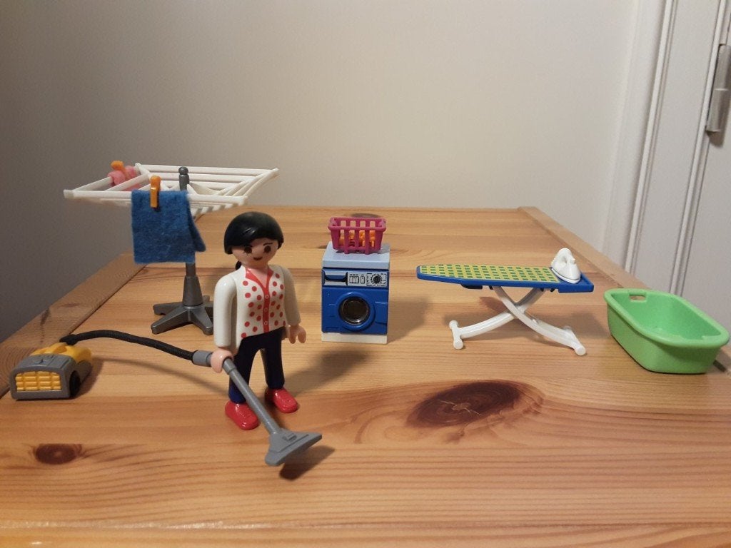 PLaymobil grote strijkkamer - compleet, Ophalen of Verzenden, Zo goed als nieuw, Complete set, Overige typen