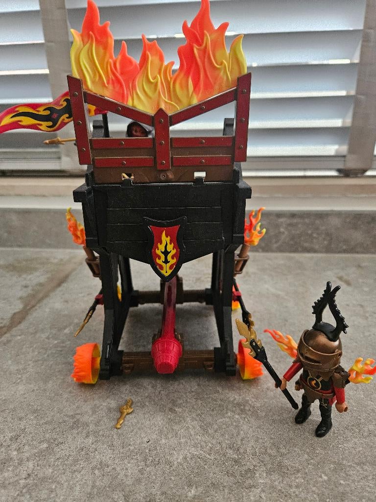 Playmobil Burnham Raiders vurige stormram 70393, Kinderen en Baby's, Speelgoed | Playmobil, Ophalen of Verzenden, Zo goed als nieuw