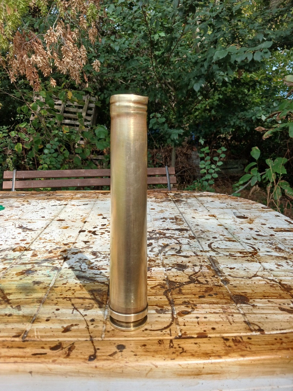 obus huls ww2 Duitsland 3,7cm flak luchtafweer, Verzamelen, Militaria | Tweede Wereldoorlog, Ophalen of Verzenden