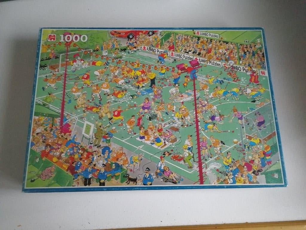 Puzzel Jumbo 1000 Jan Van Haasteren Hockey, Hobby en Vrije tijd, Denksport en Puzzels, Ophalen of Verzenden, 500 t/m 1500 stukjes