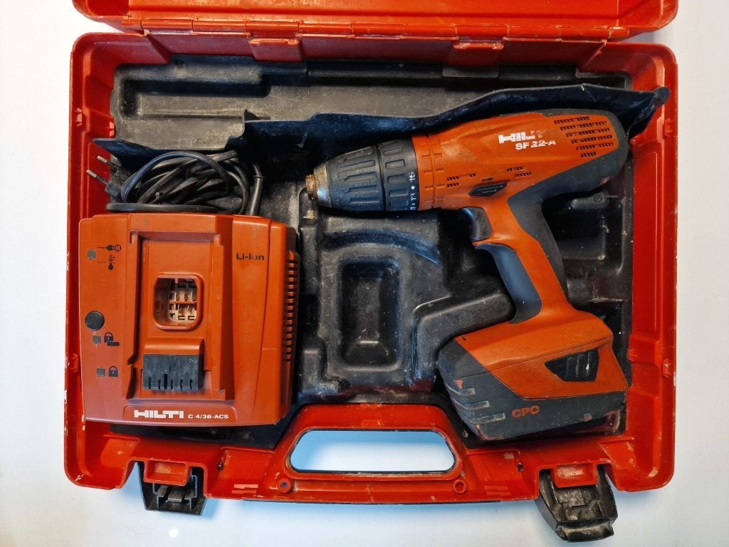 Hilti SF 22-A Accuboormachine, Ophalen of Verzenden, Gebruikt, Boor- en Schroefmachine