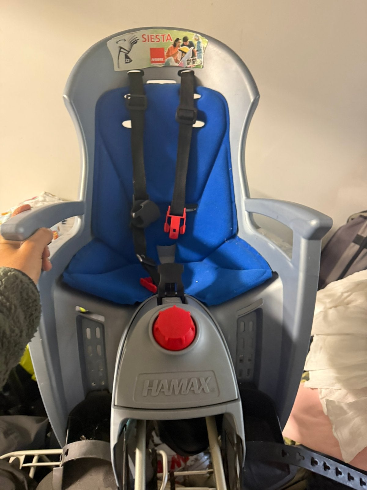 HAMAX VELO, Vélos & Vélomoteurs, Enlèvement, Utilisé, 9 à 18 kg, Siège arrière