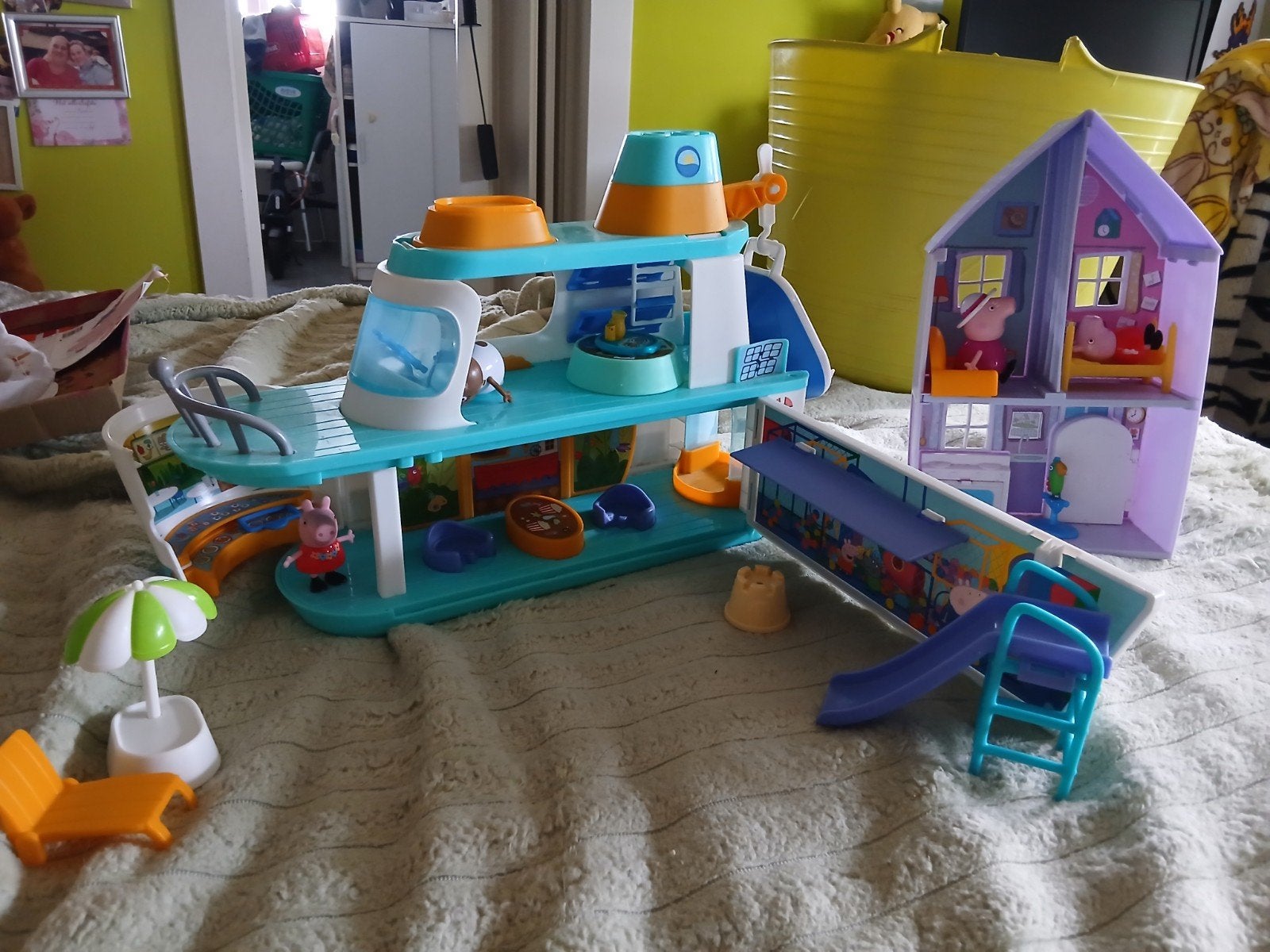 peppa pig boot met huisje, Kinderen en Baby's, Ophalen