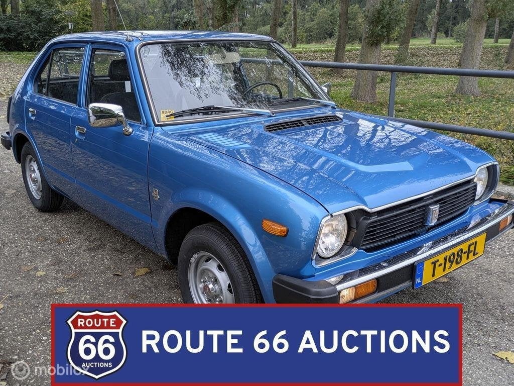 Honda Civic | 1979 | Route 66 Auctions, Auto's, Honda, Zwart, Bedrijf, Handgeschakeld