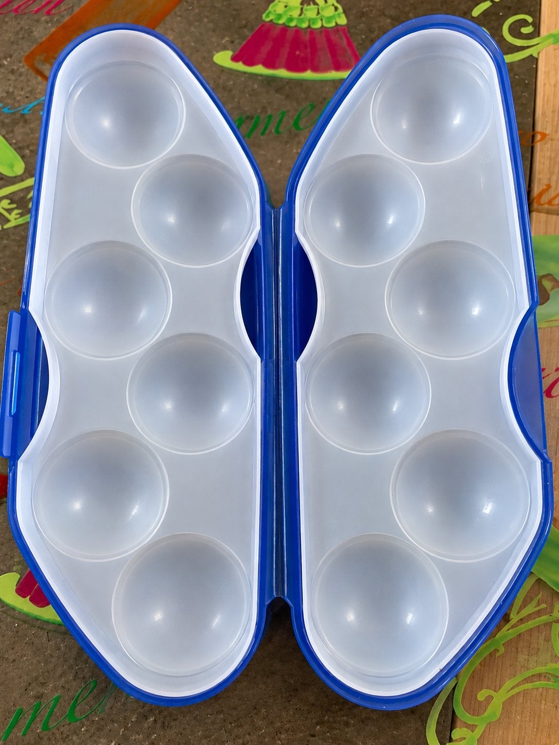 Tupperware vintage – boîte pour 6 œufs, Enlèvement, Comme neuf