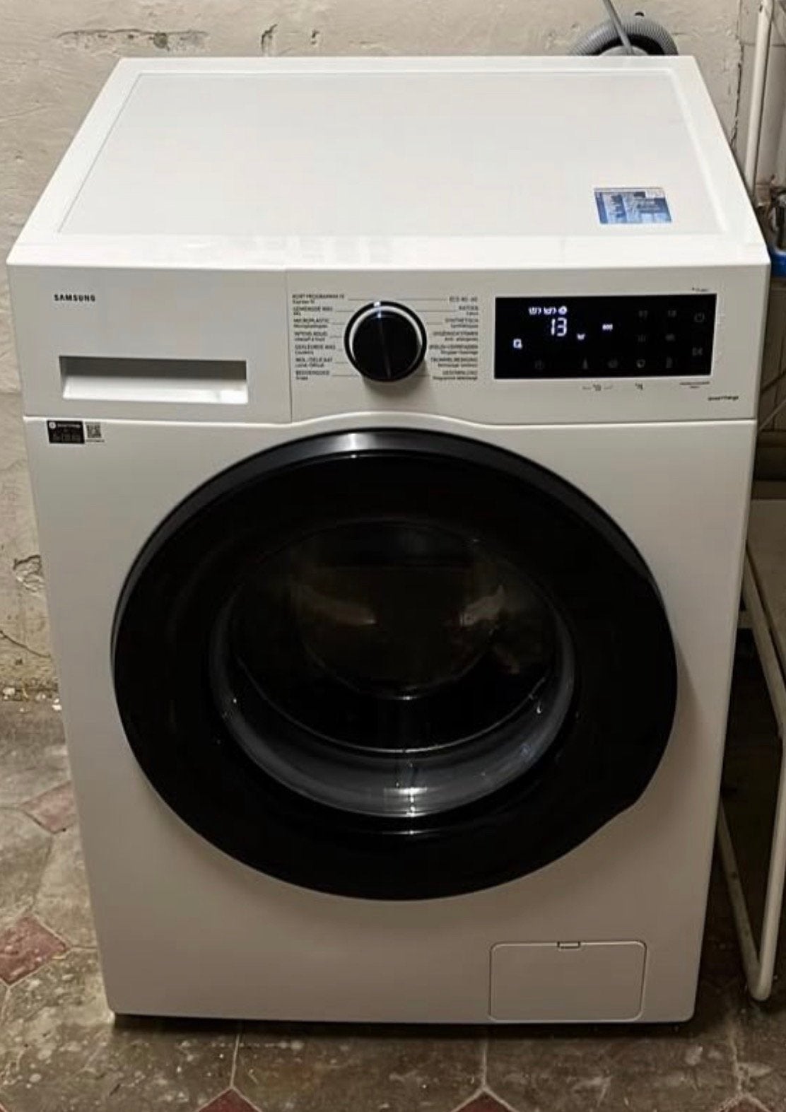 Samsung wasmachine 8kg (WW80CGC04AAEE), Electroménager, Lave-linge, 1200 à 1600 tours, Classe énergétique A ou plus économe, 85 à 90 cm