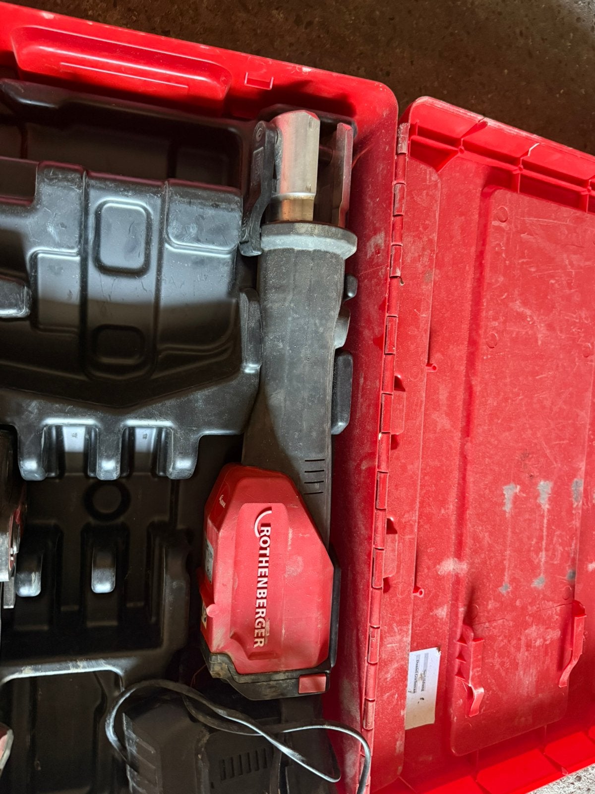 ROTHENBERGER ROMAX 4000 PERSMACHINE, Ophalen, Zo goed als nieuw