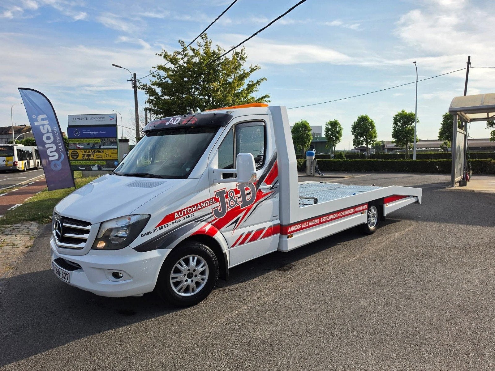 mooie sprinter takelwagen/oprijwagen, Auto's, Bedrijf, Automaat, Te koop