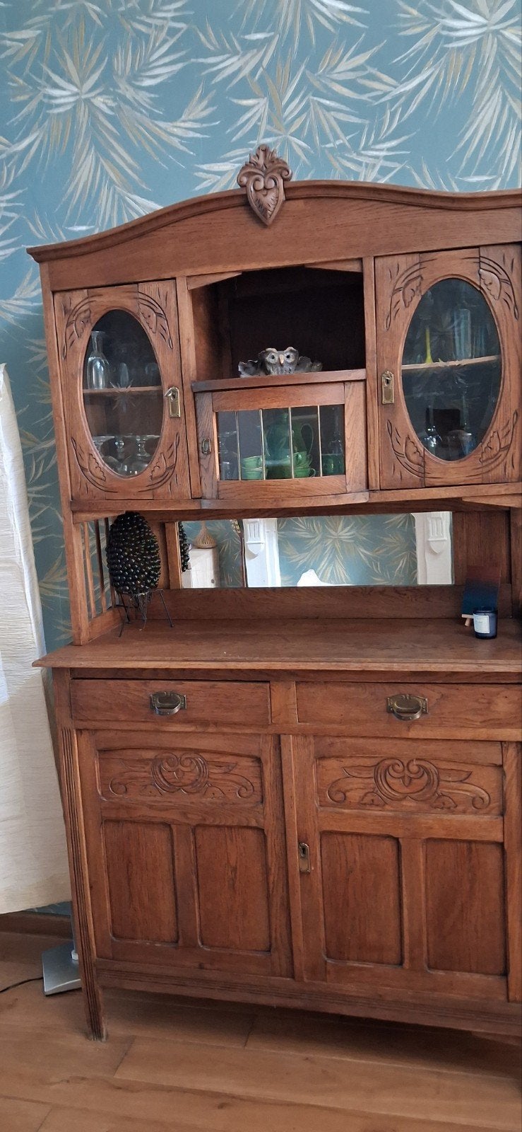 Buffetkast, Huis en Inrichting, Ophalen, Gebruikt, Eikenhout, Met lade(s)