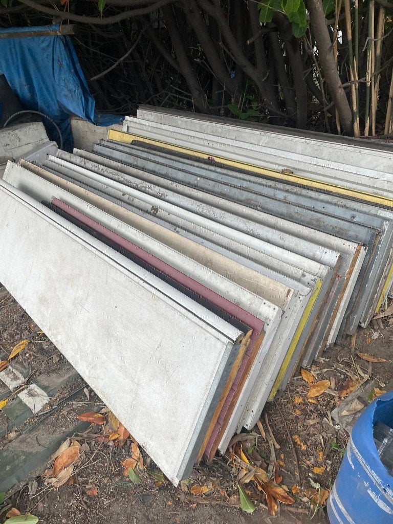 Ex garage secties, Ophalen, Gebruikt