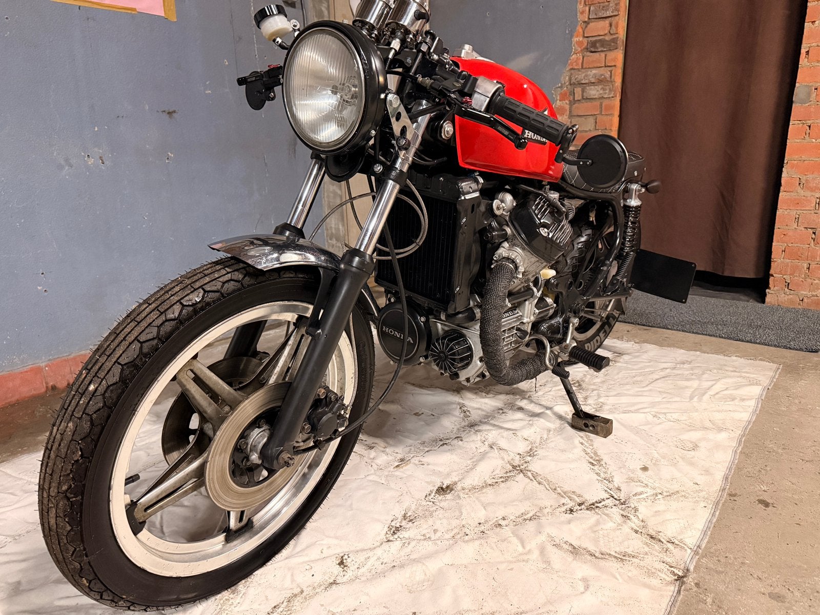Honda cx500 cafe racer, Motoren, Cardan-aandrijving, 2 cilinders, Motorrijbewijs A, Gebruikt