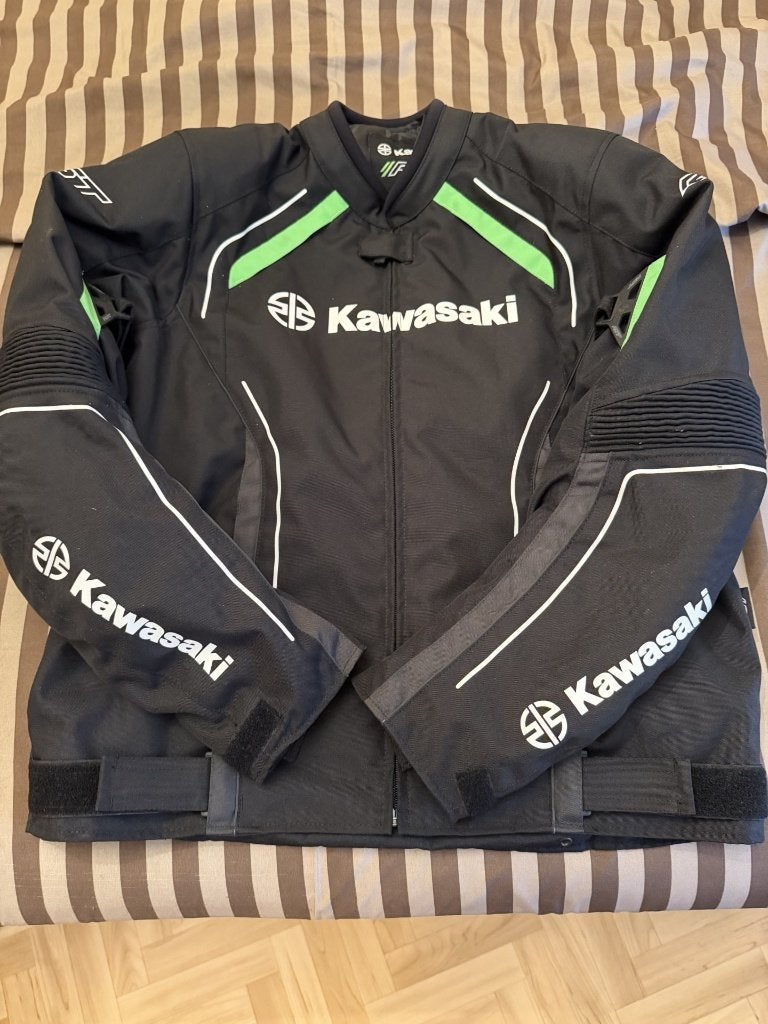 Originele Kawasaki motorjas in textiel, Motoren, Kleding | Motorkleding, Ophalen, Jas | textiel, Heren, Overige