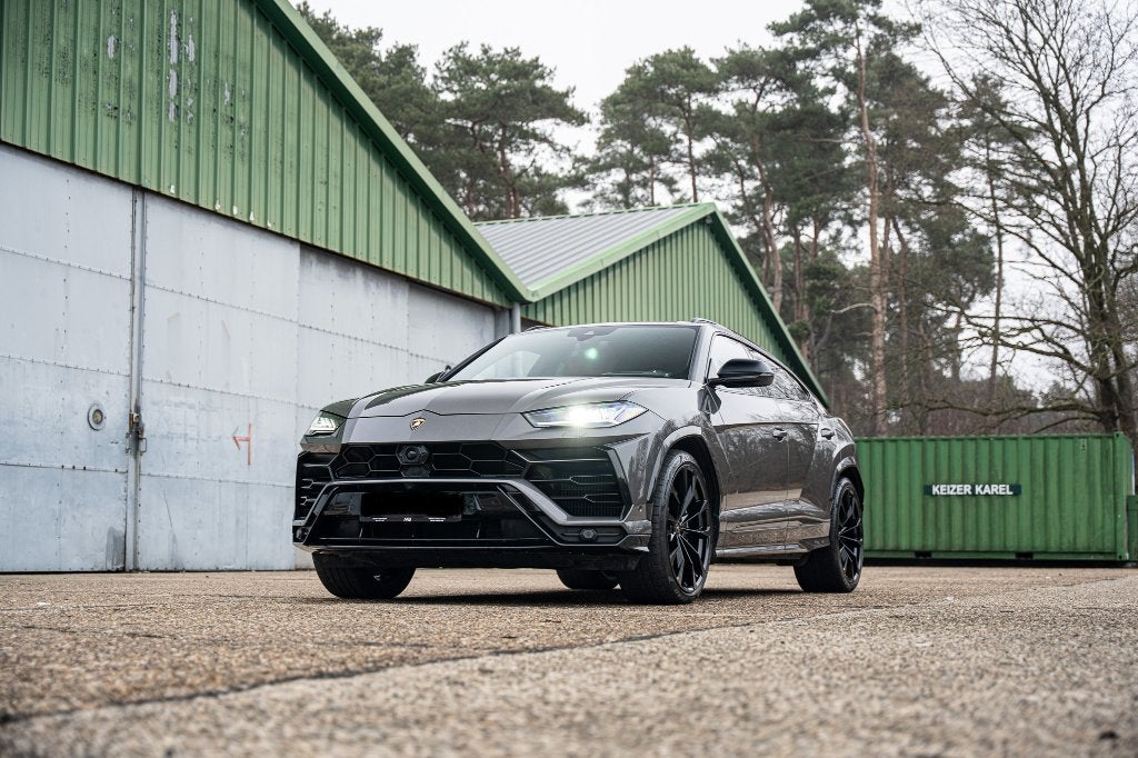 Lamborghini Urus 4.0 V8 B&0 Massage Pano Grigio Keres, Autos, Cuir, Argent ou Gris, Euro 6, Entreprise