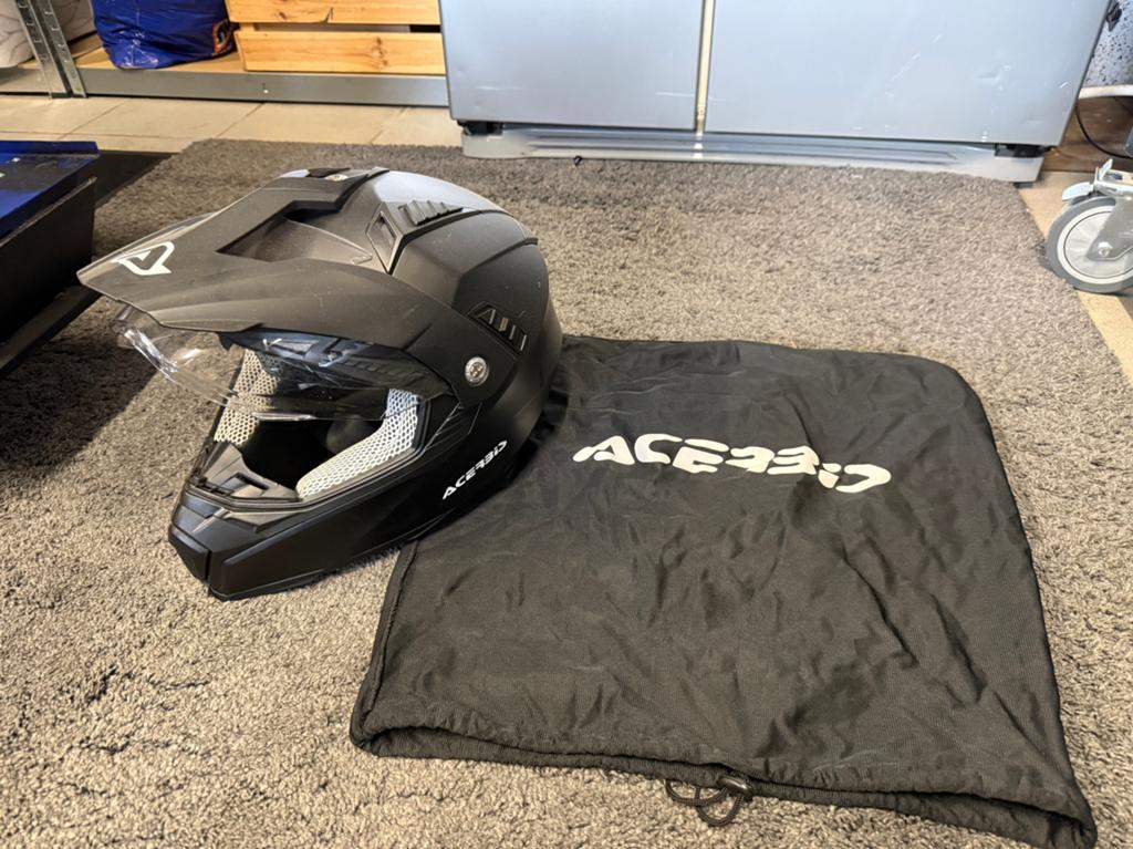 Acerbis flip motor helm M, Fietsen en Brommers, Ophalen, Zo goed als nieuw