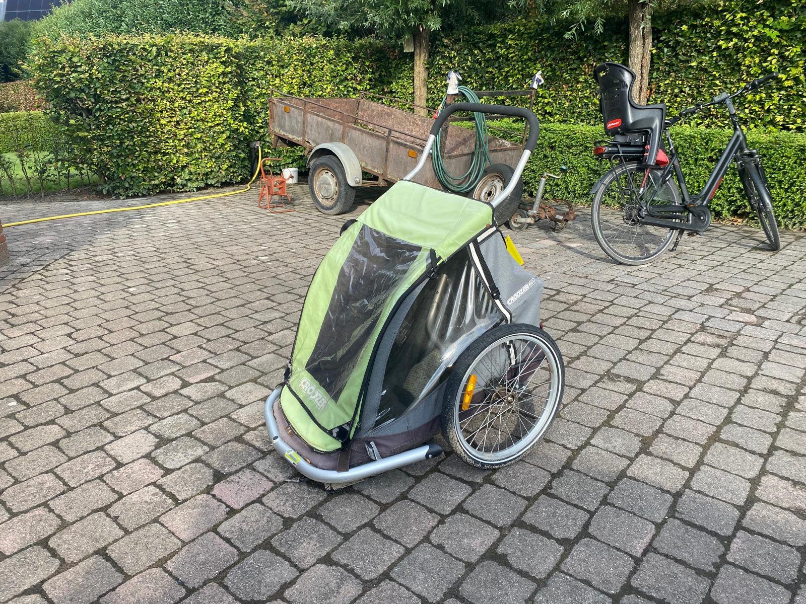 Croozer kid for 2, Ophalen, Gebruikt, Vering, Kinderkar
