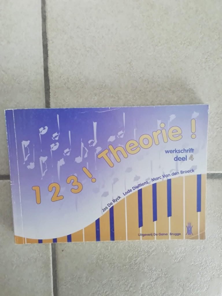 123 theorie - werkschrift notenleer deel 4, Ophalen, Nieuw
