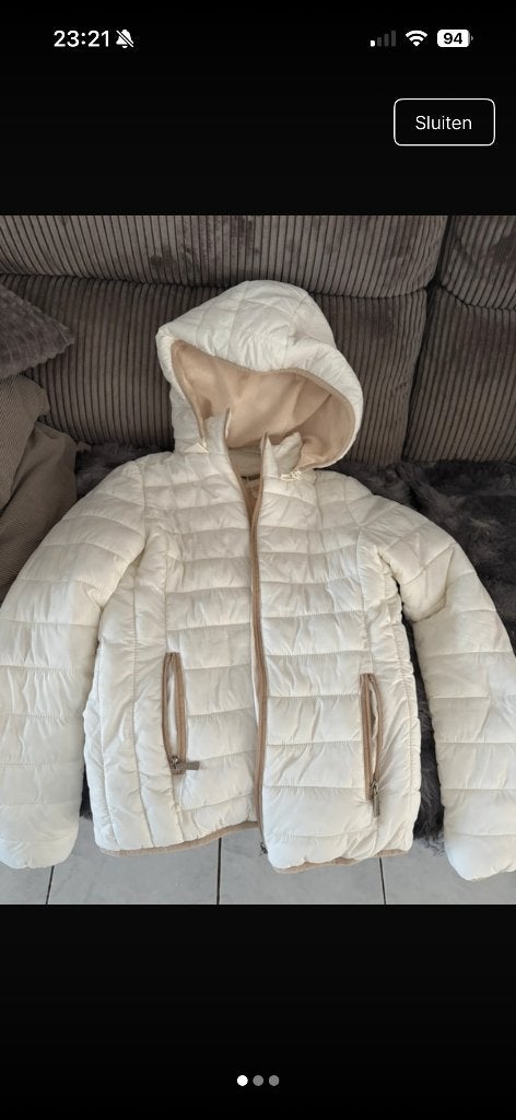 Lolaliza jas met kap, Lola & Liza, Beige, Nieuw, Ophalen of Verzenden