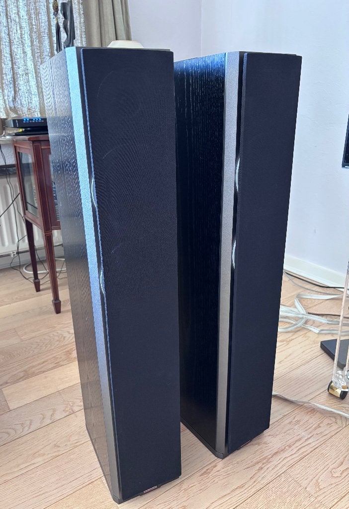 Enceintes colonnes Dynaudio Excite X32 Finition Frêne Noir, TV, Hi-fi & Vidéo, Autres marques, Bass-reflex, Comme neuf, Enlèvement