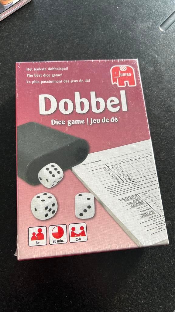 Vintage jumbo dobbelspel, Hobby en Vrije tijd, Ophalen of Verzenden, Zo goed als nieuw