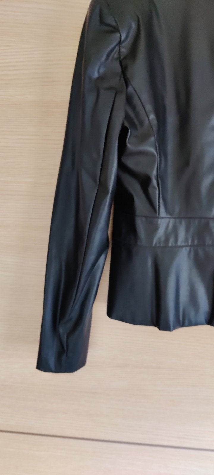 leren vestje zwart, Kleding | Dames, Ophalen, Maat 42/44 (L), Zwart