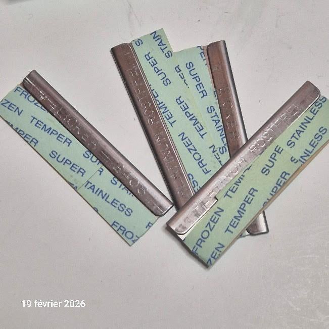 Lame de rasoir coupe choux Eicker , lot de 5 lames, Envoi, Neuf