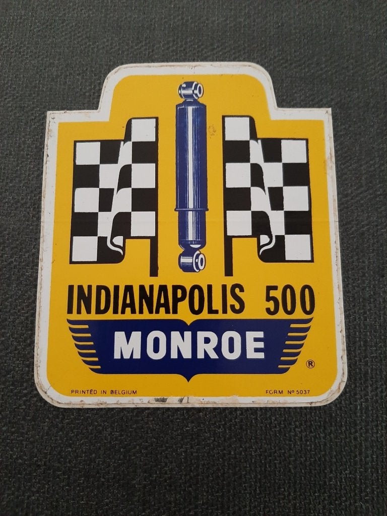 sticker Monroe Indianapolis 500, Enlèvement, Comme neuf