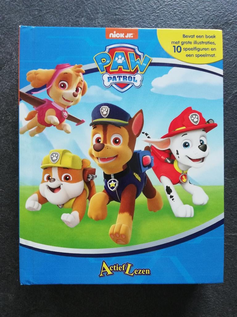 Boek Paw Patrol met speelfiguren, Ophalen, Gelezen, 3 tot 4 jaar