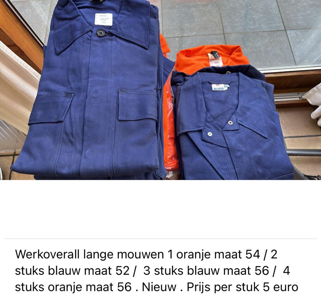 Werkoveral, Tuin en Terras, Ophalen