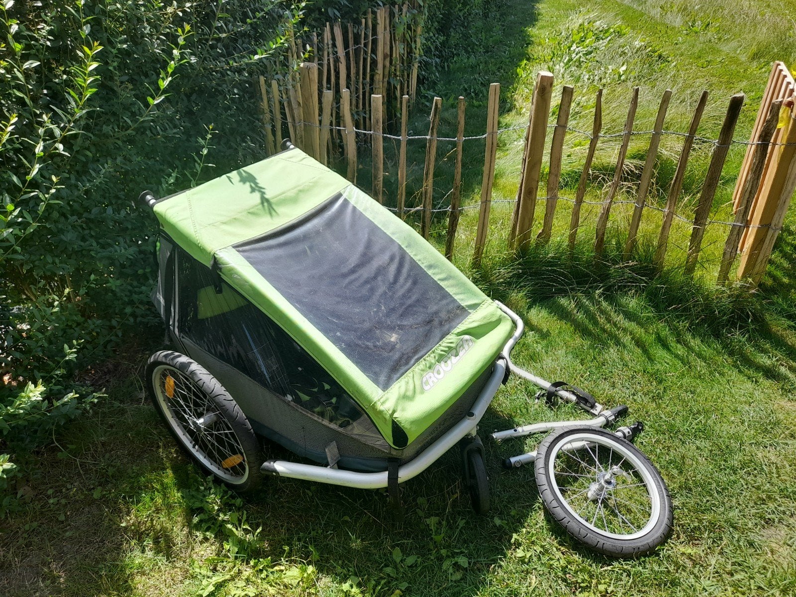 Croozer 2 kids, Ophalen