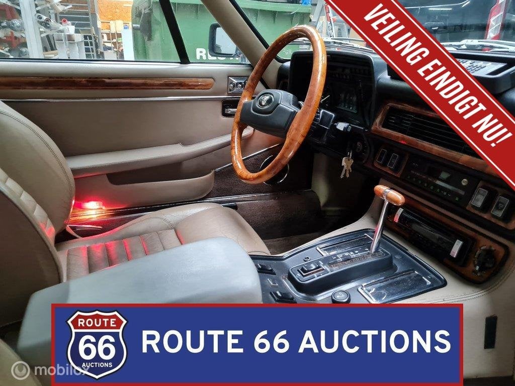 Jaguar XJ-SC V12 | 1986 | Route 66 Auctions, Auto's, Zwart, Bedrijf, Handgeschakeld, Overige carrosserie